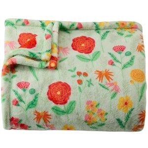The Big One“Spring Floral” Oversized Supersoft Plush Throw Blanket (NWT)